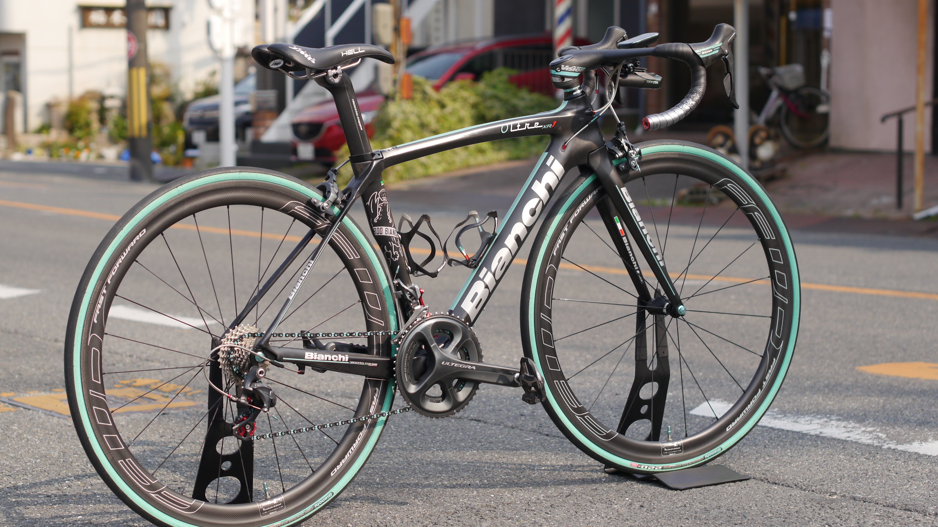 Bianchi ビアンキ のオルトレを色々カスタムさせていただきました 大阪 枚方市の自転車屋 Cycleflower サイクルフラワー