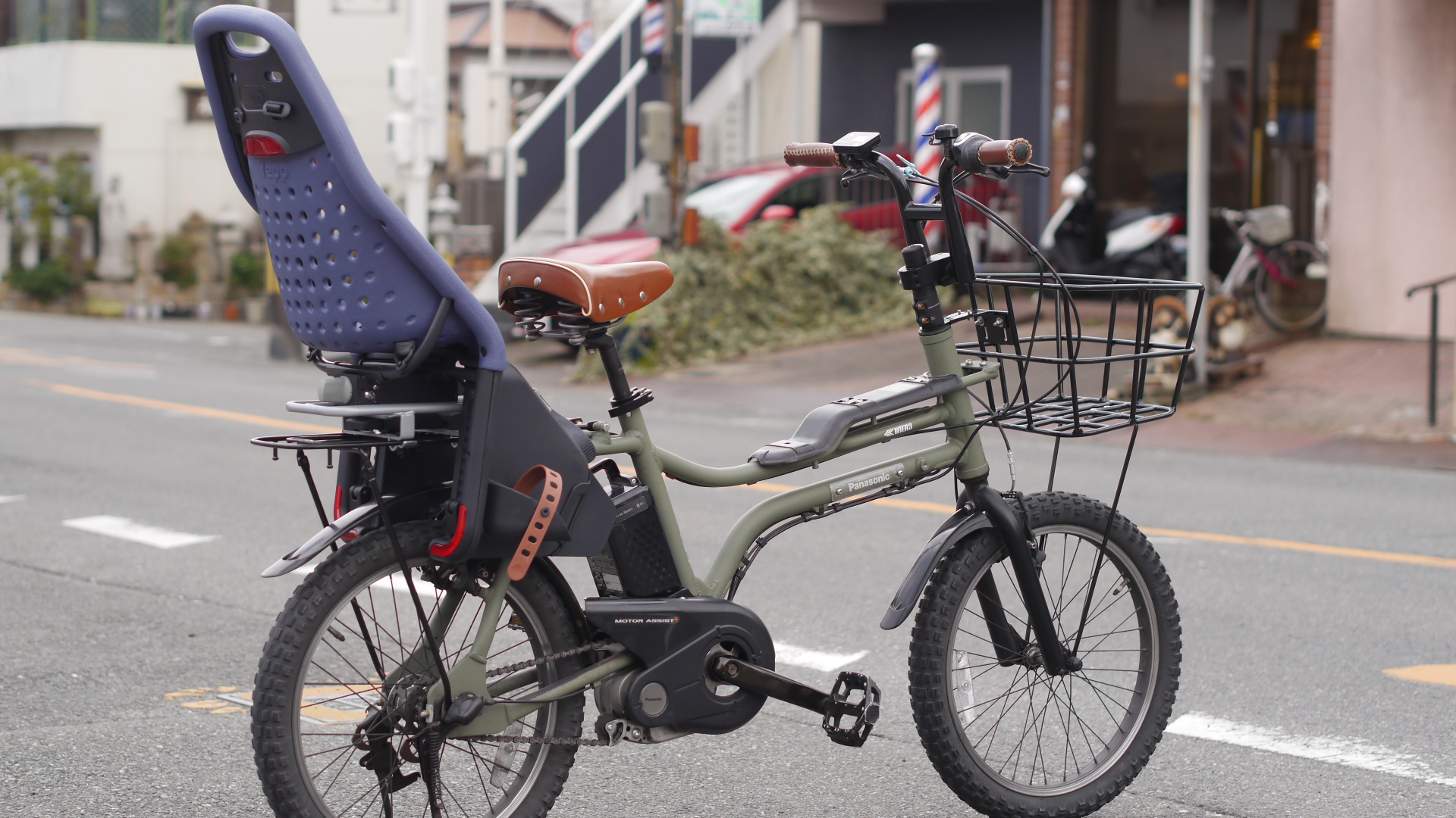 Panasonic EZ カスタム EZにチャイルドシート取付ました | ブログ☆「CycleFlower/サイクルフラワー」枚方市の自転車屋さん