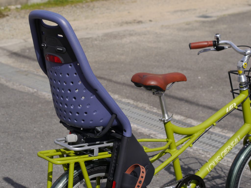 LOUIS GARNEAU(ルイガノ)にYEPP「イエップ」取付の子供乗せ自転車