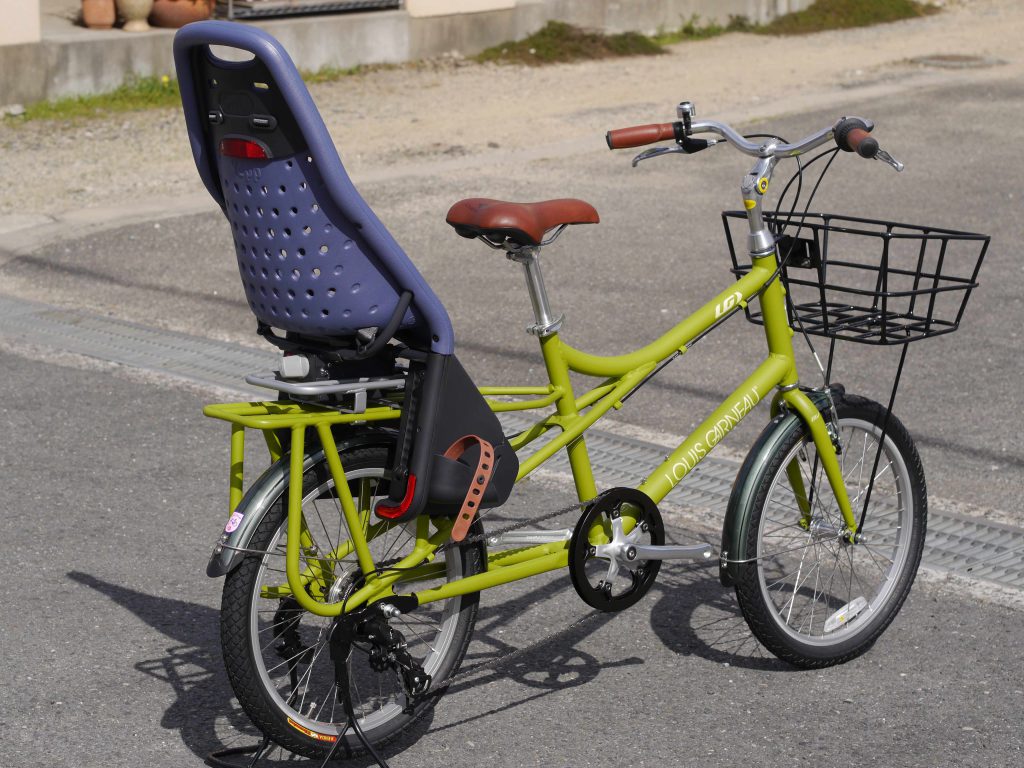 LOUIS GARNEAU(ルイガノ)にYEPP「イエップ」取付の子供乗せ自転車