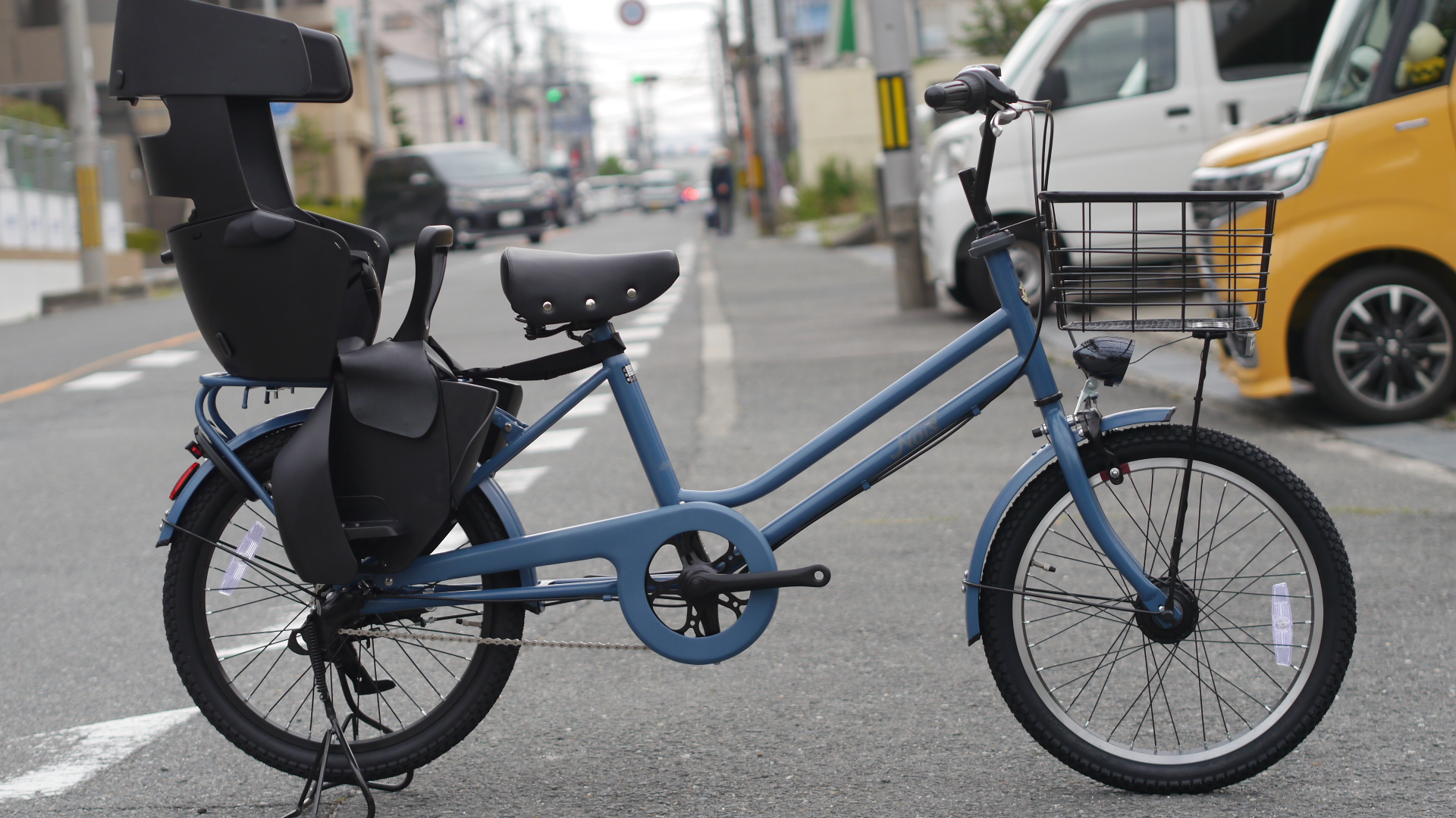 中古】子乗せ自転車（OGKチャイルドシート付）NOiSノイズバイク製 - その他